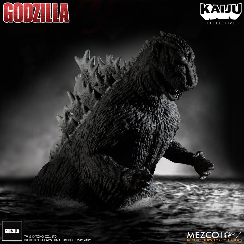 Mezco - Kaiju Collective - Godzilla (1954) Black &amp; White Edition - Marvelous Toys
