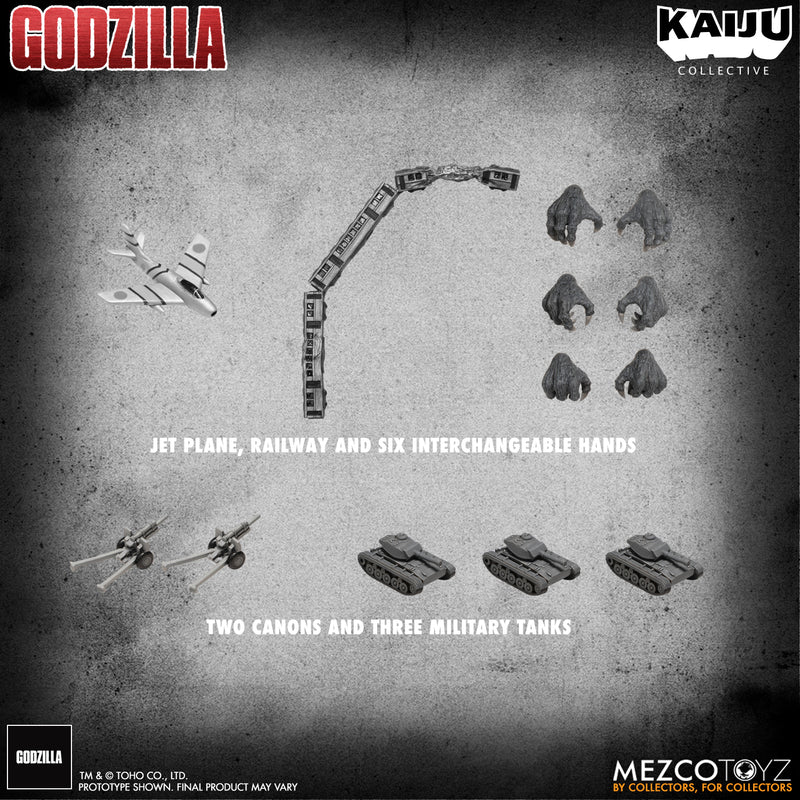 Mezco - Kaiju Collective - Godzilla (1954) Black & White Edition