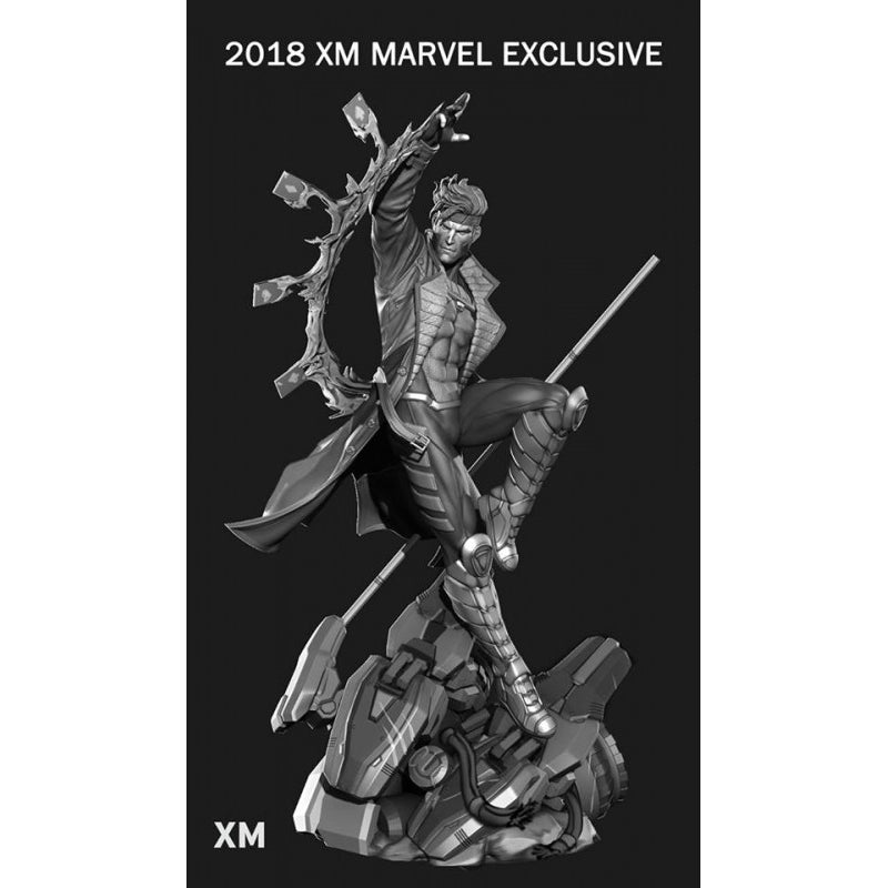 XM Studios - Marvel Premium Collectibles - Gambit (1/4 Scale) - Marvelous Toys