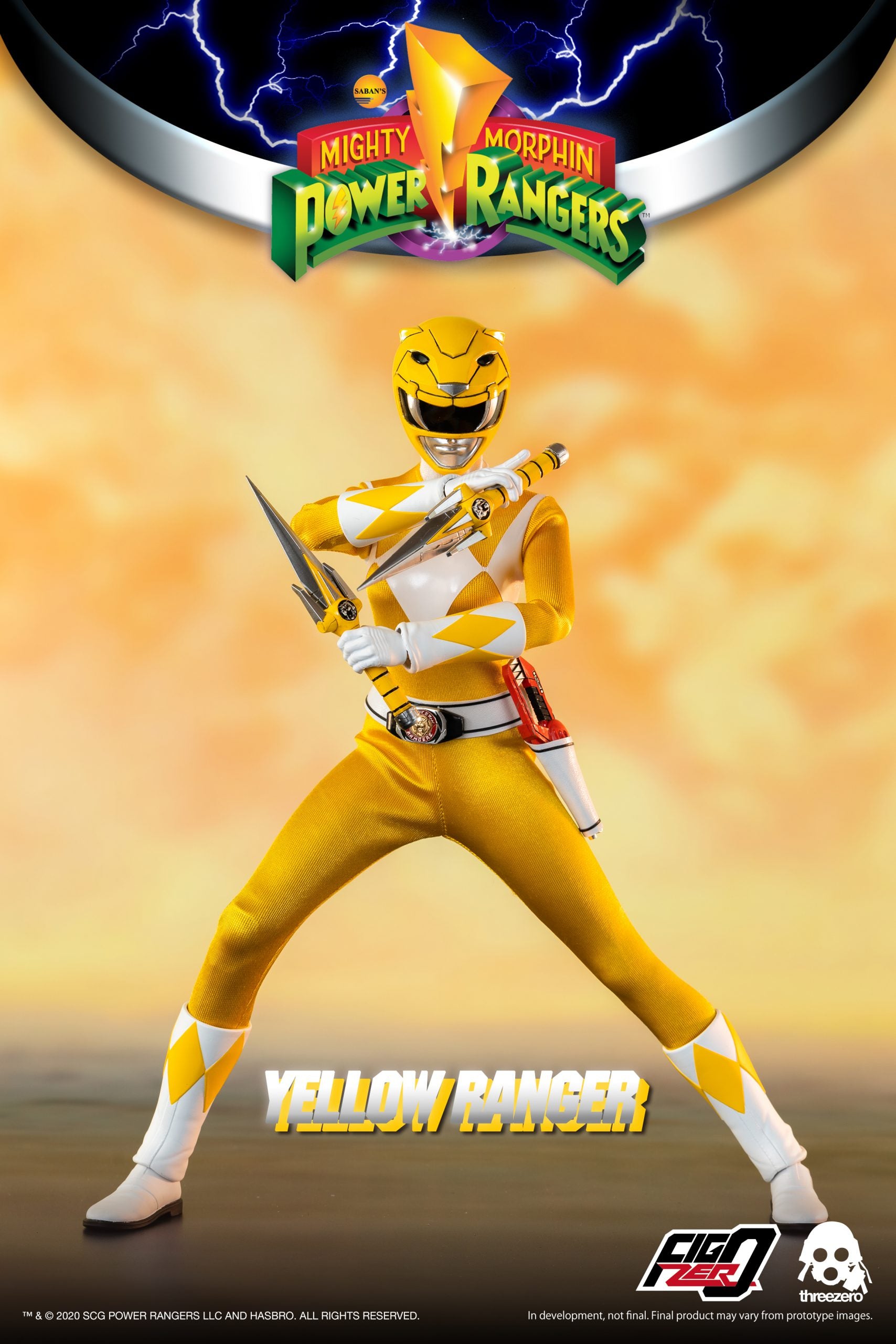 Threezero - Mighty Morphin Power Rangers - Yellow Ranger (1/6 Scale)